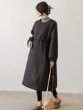 Quilted Pullover Coat HL3920