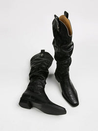 Pointed toe western cowboy boots_BDHL5318