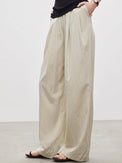 High Waist Easy Wide Pants_BDHL4428 - HELROUS