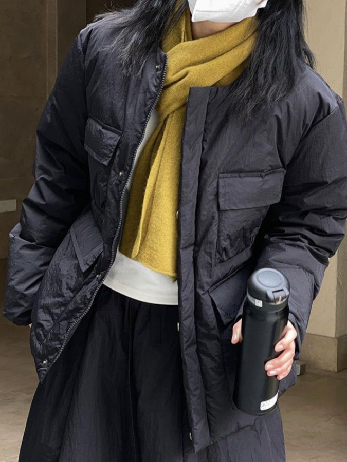 Flap Pocket Down Jacket HL4222
