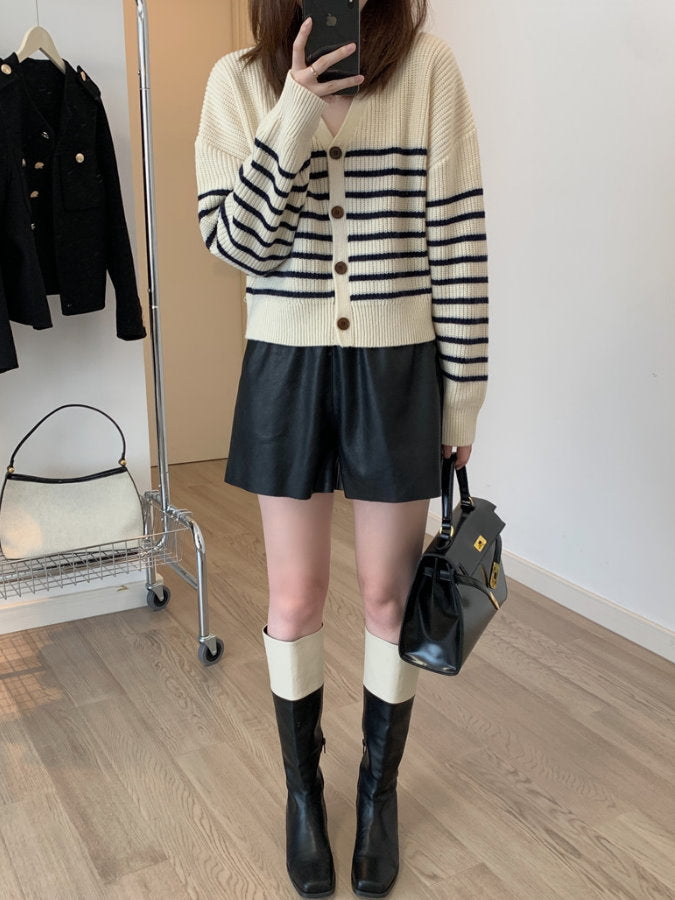 Eco-Leather Shorts HL4123