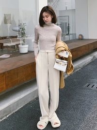 Center seam corduroy pants HL4130