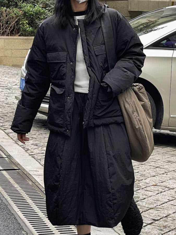 Flap Pocket Down Jacket HL4222