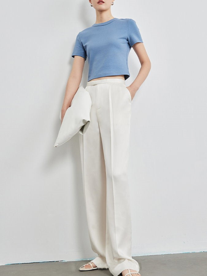 Center Press Wide Leg Pants_BDHL4372