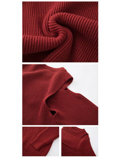 Off-the-shoulder knit_BDHL5141