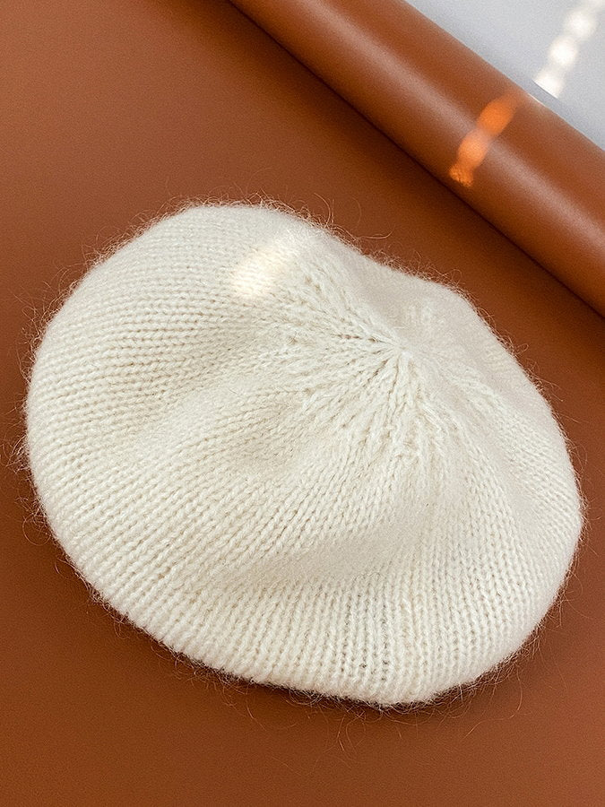 Wool Mohair Beret HL4173