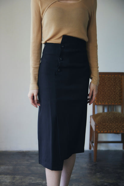 Irregular hem design skirt LCHK/9217