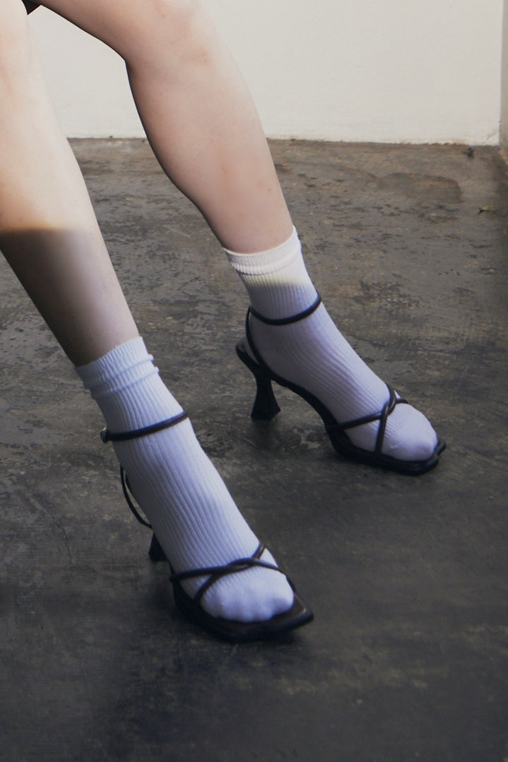 Cross-strap open toe sandals 5733