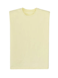 Power Shoulder Sleeveless Shirts_BDHL4371