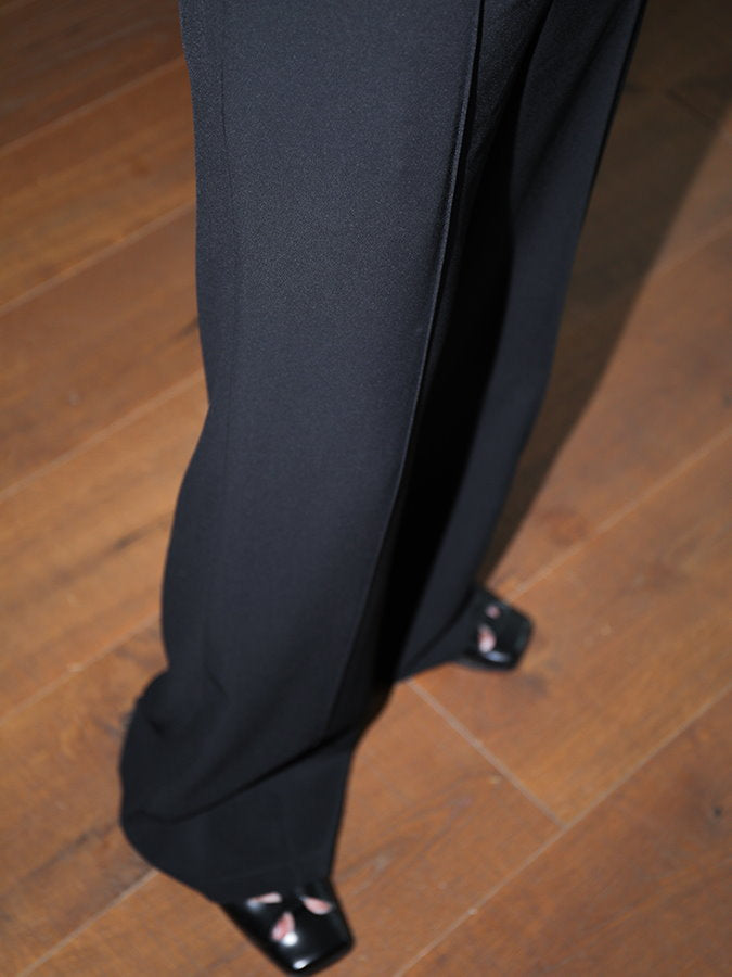 Waist Tucked Fabric Pants HL3921