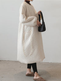 Quilted Pullover Coat HL3920