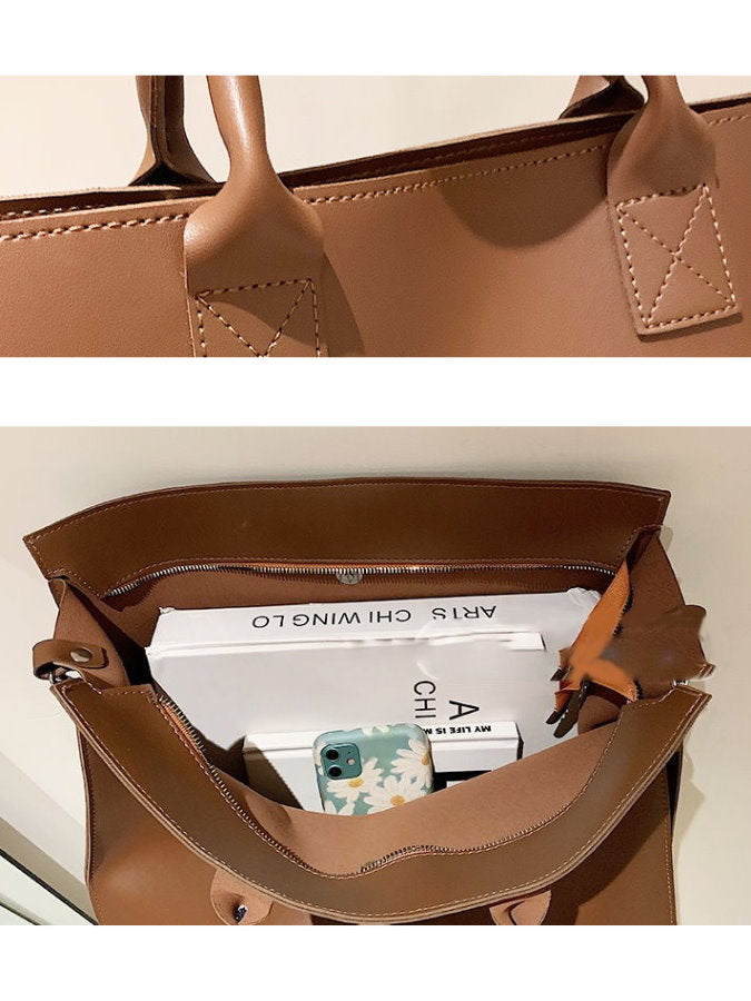 PU leather 2-way tote bag HL3881