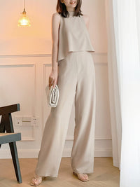 Back slit jumpsuit_9238