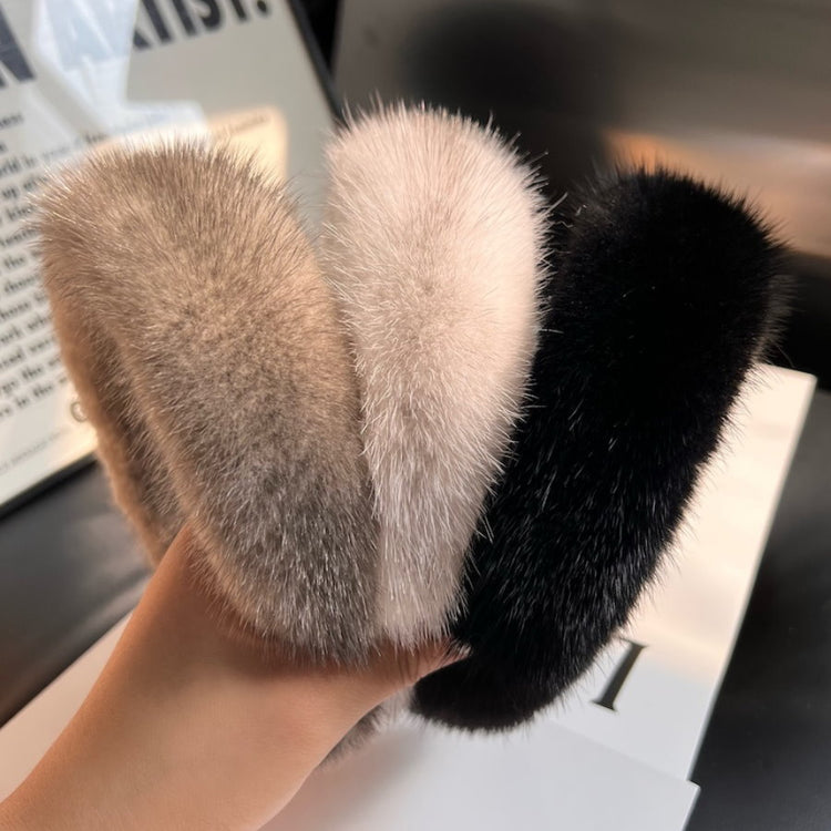 Faux fur catsuit HL4068