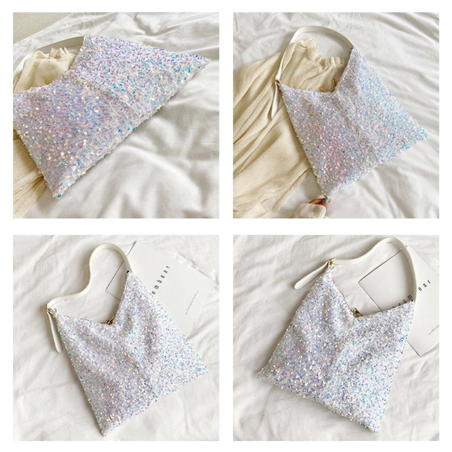 Mixed Sequins Shoulder Bag_HL3853