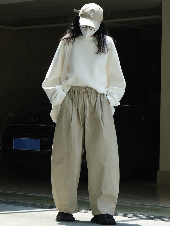 Wide Tuck Lantern Pants HL3838