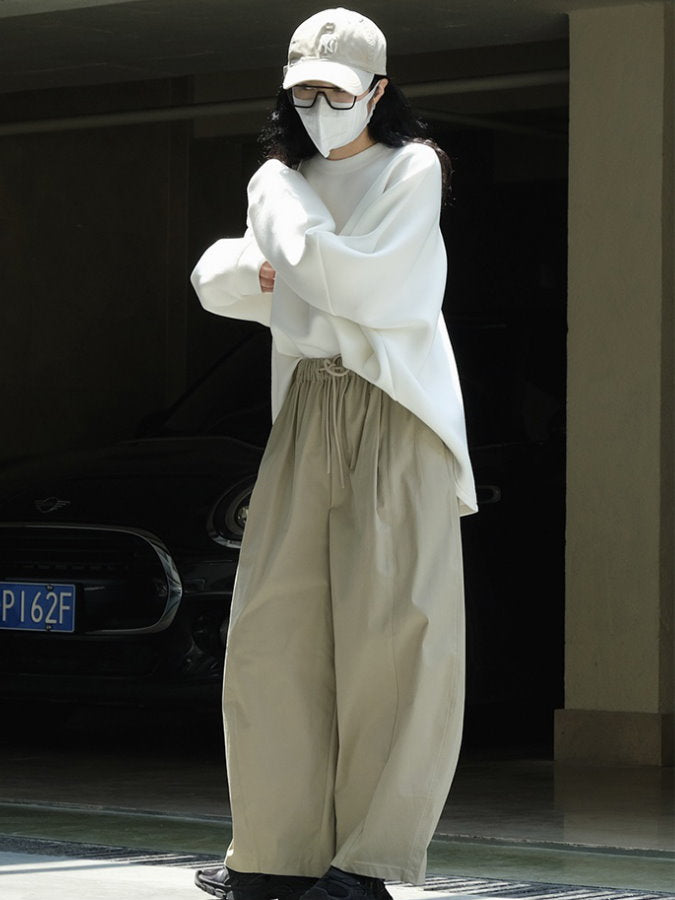 Wide Tuck Lantern Pants HL3838