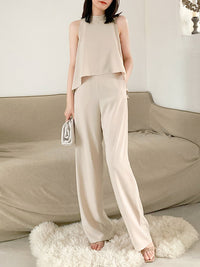 Back slit jumpsuit_9238