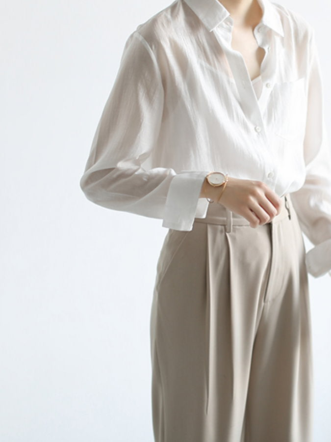 Waist Tuck Tapered Pants HL3597