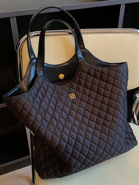 Quilted Shoulder Tote Bag_HL4156