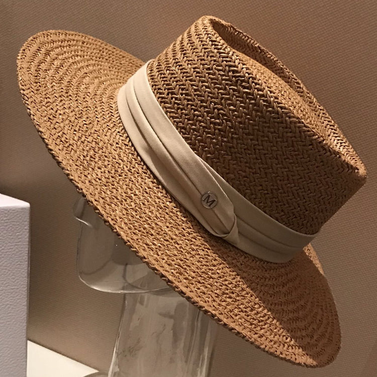 Ribbon Design Straw Hat 9009