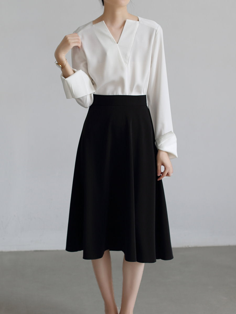 Deep V-Neck Classic Shirt LCHK/9005