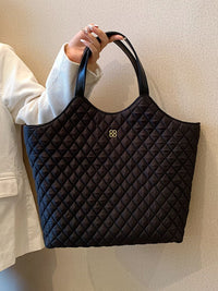 Quilted Shoulder Tote Bag_HL4156