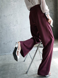 Loose Draped Wide Leg Pants HL3509