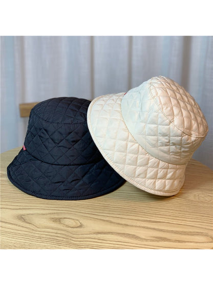 Diamond Quilted Bucket Hat HL3834