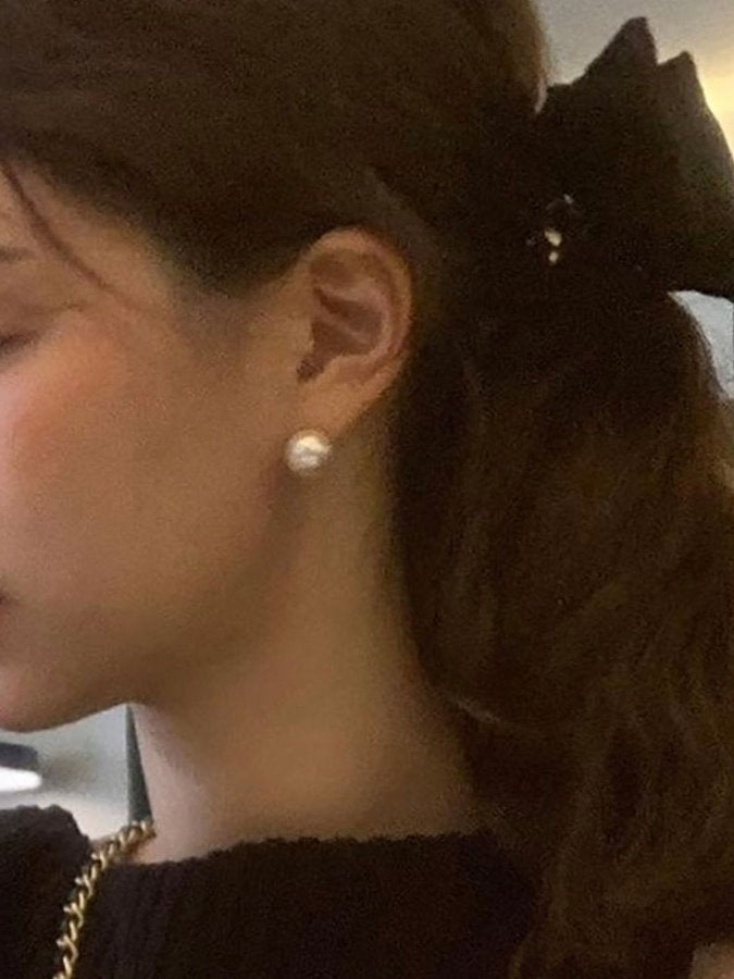 Simple Pearl Earrings_HL4288