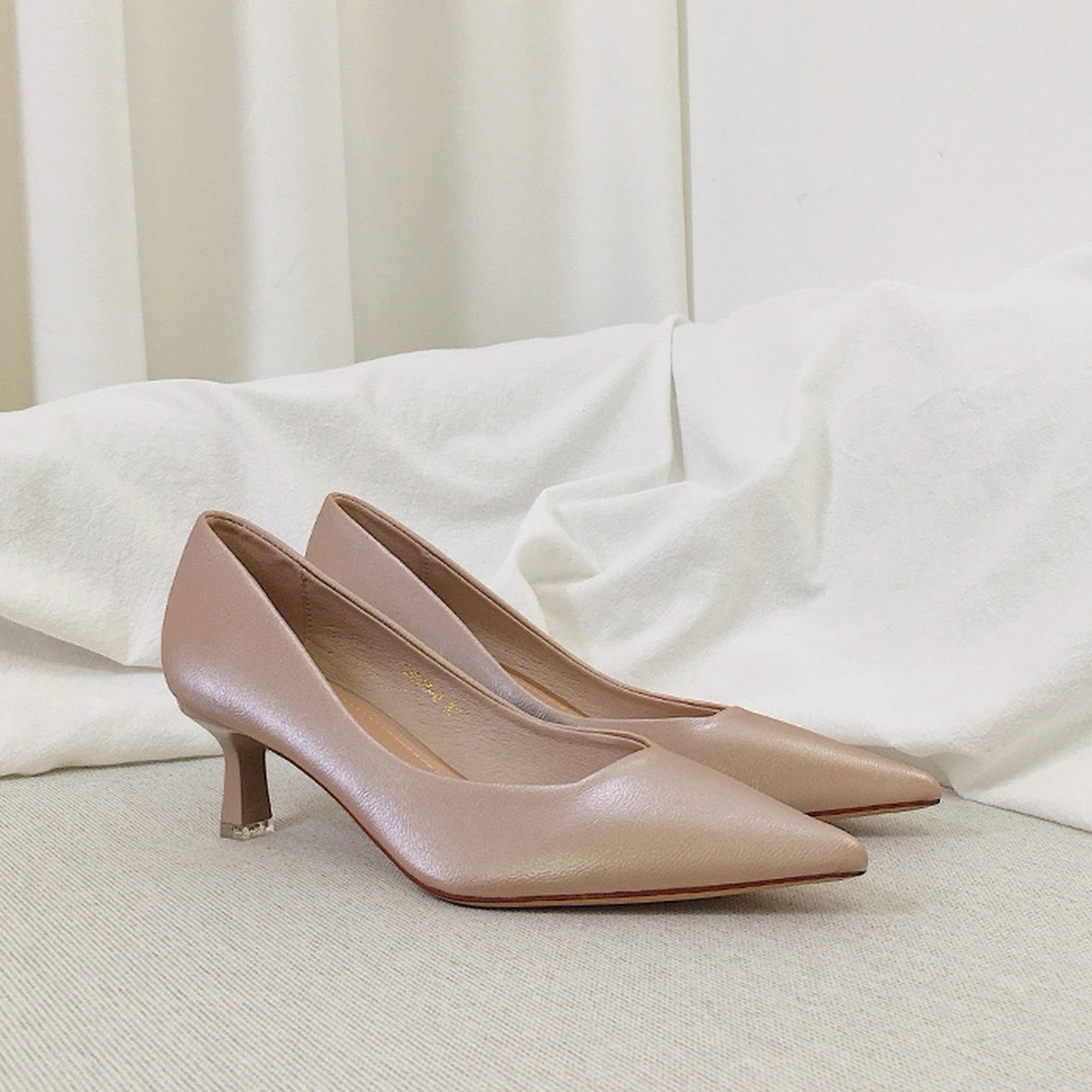 Pointed Toe Plain Pumps 5292