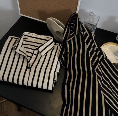 Bicolor Stripe Shirt 5003