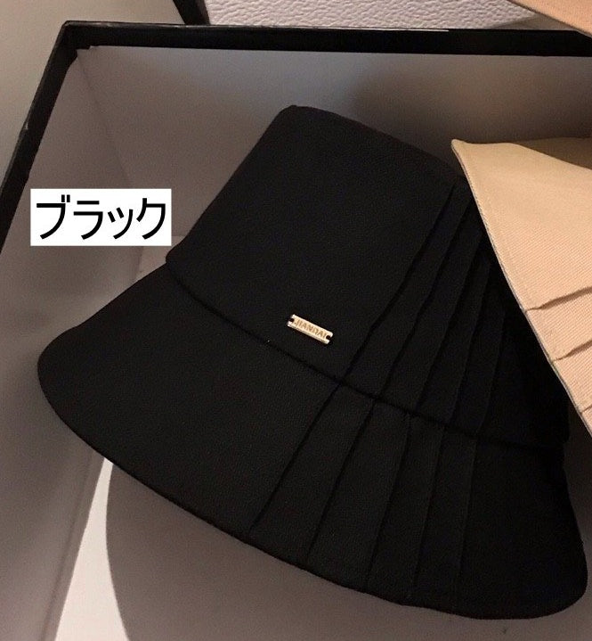Pleated bucket hat H3346