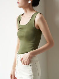 Square Curve Tank Top_BDHL4500