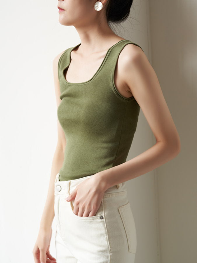 Square Curve Tank Top_BDHL4500