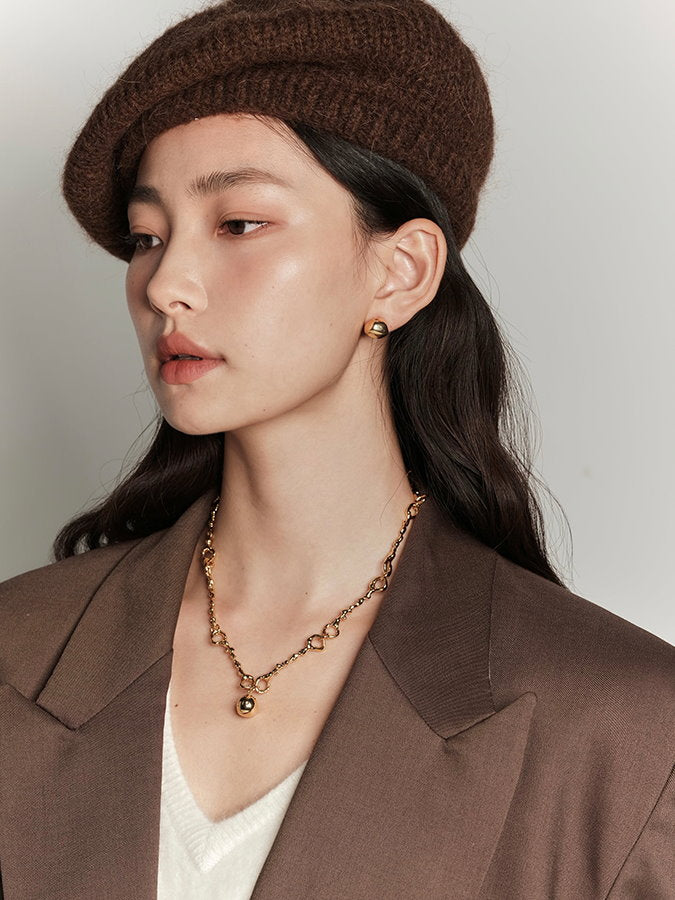 Wool Mohair Beret HL4173