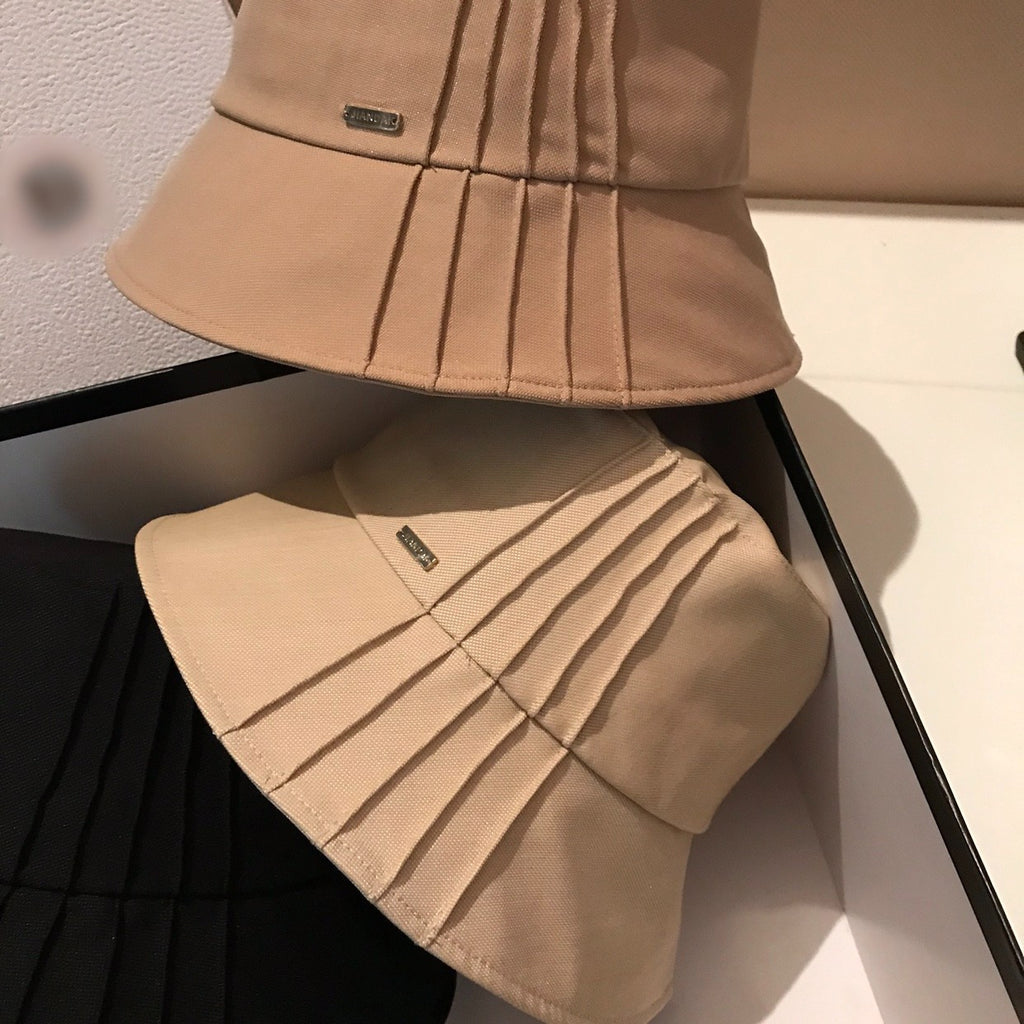 Pleated bucket hat H3346