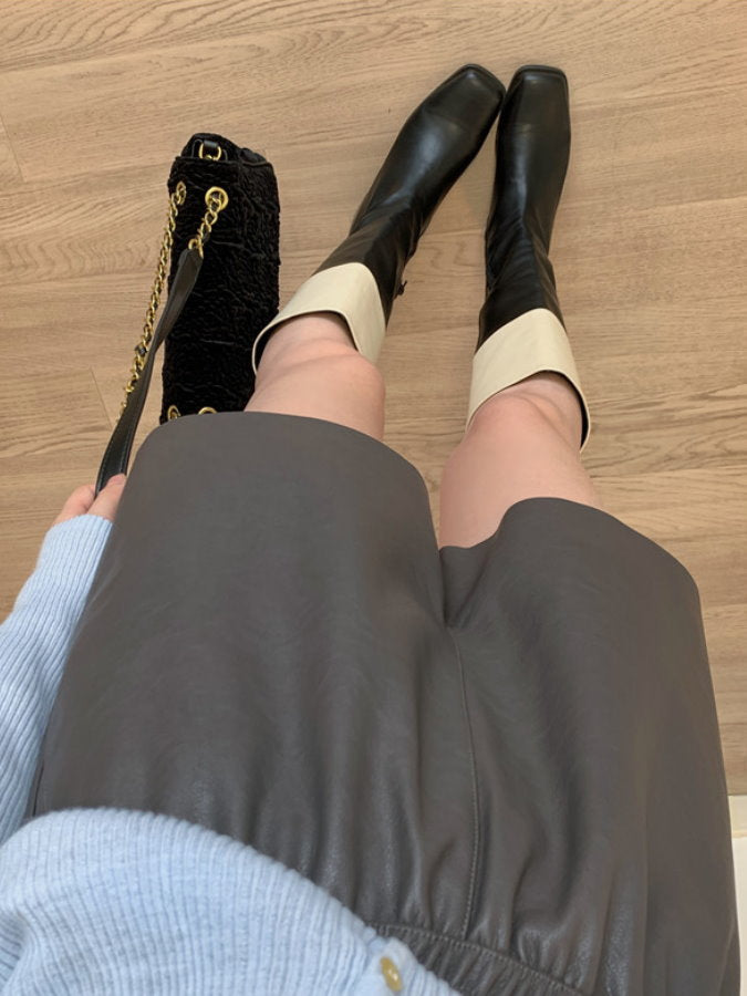 Eco-Leather Shorts HL4123