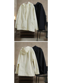 Side Half Zip Pull Hoodie_BDHL4411