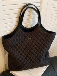 Quilted Shoulder Tote Bag_HL4156