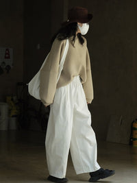 Wide Tuck Lantern Pants HL3838