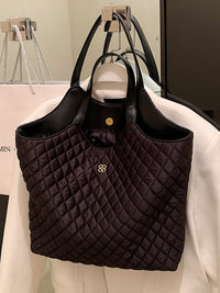 Quilted Shoulder Tote Bag_HL4156