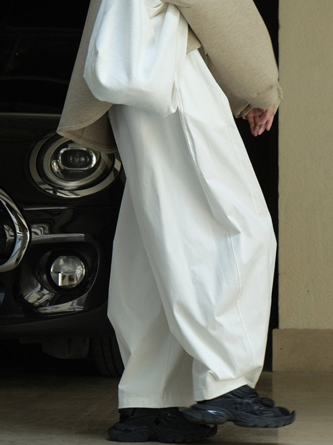 Wide Tuck Lantern Pants HL3838