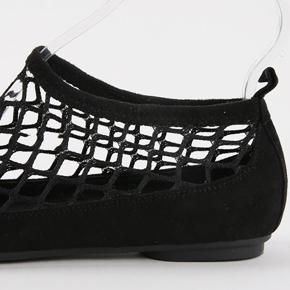 Mesh upper flat shoes_9062