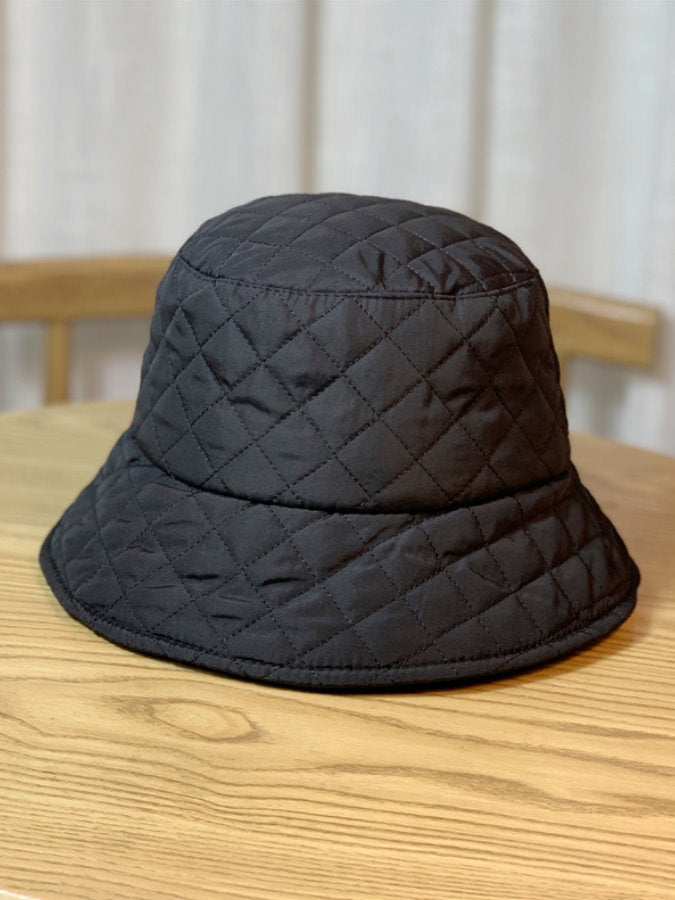 Diamond Quilted Bucket Hat HL3834