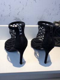 Open Toe Mesh Boot Sandals HL3708