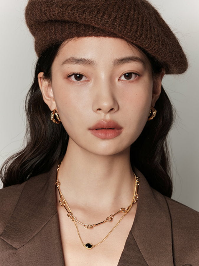 Wool Mohair Beret HL4173