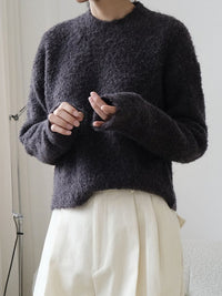 Loop knit pullover 9455