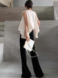 Side Draped Sleeveless_9210