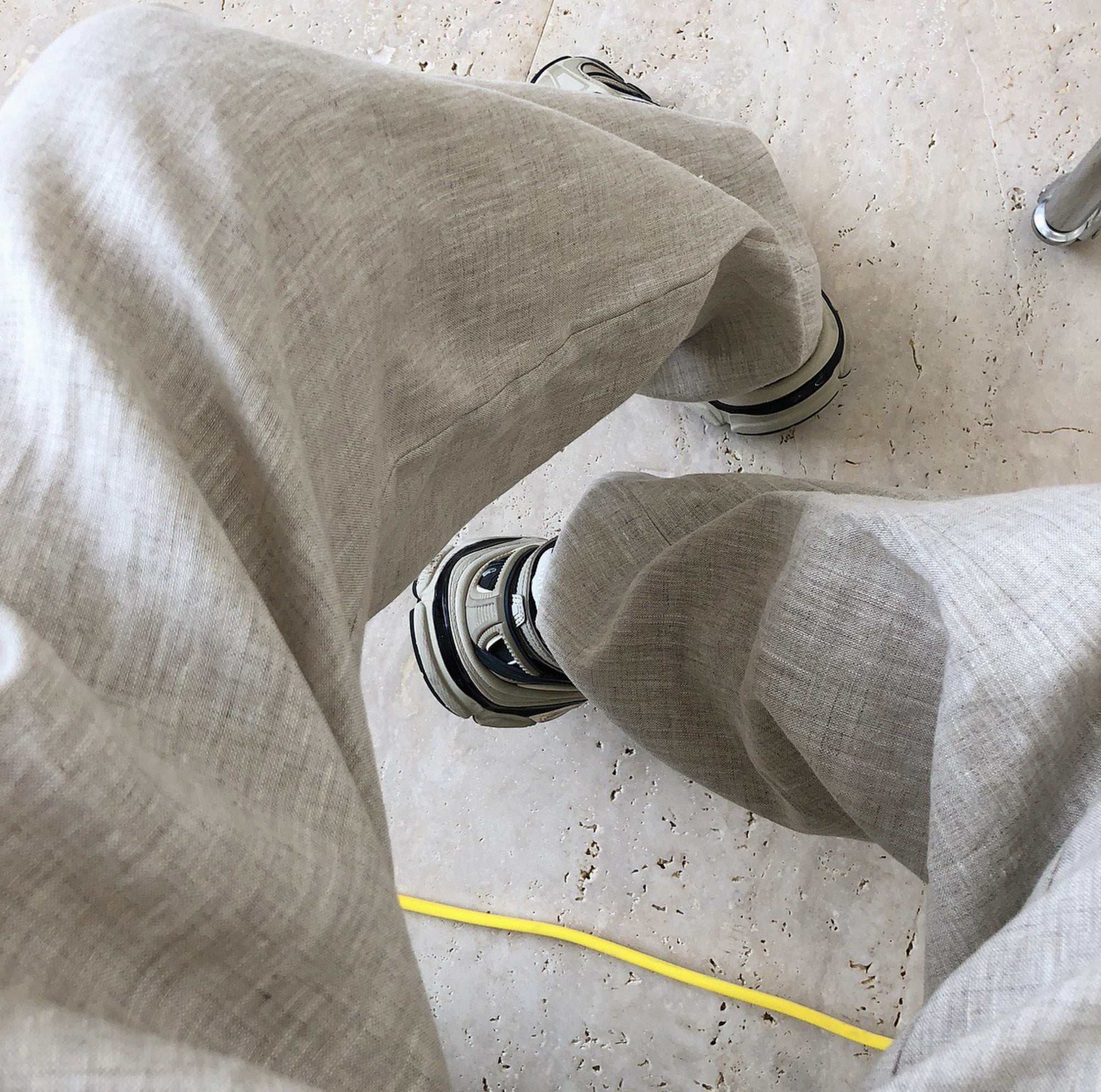 Casual linen lazy pants_5729